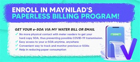 Maynilad launches online billing program .